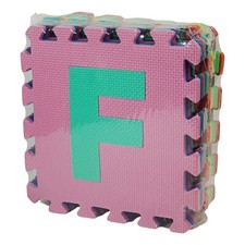 Tapis Puzzle Doux 29,5x29,5cm Salle De Jeux Pour Enfants 10pz Lettres