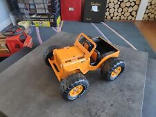 TONKA DUNE BUGGY JEEP ORANGE LONG 26CM ANNEES 60/70 ACIER STEEL TBE