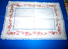 napperon rectangulaire tissu