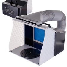 Cabine de peinture pour aérographe Modélisme Éclairage LED Portable peinture