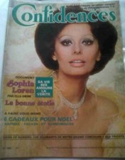 Sophia Loren Nastassja Kinski Confidences magazine