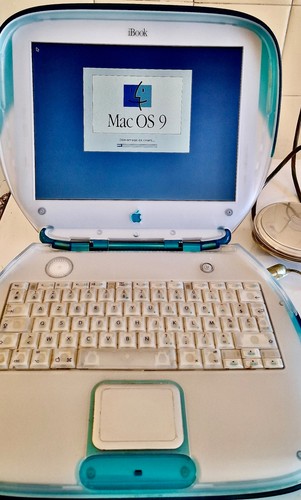 Apple ibook clamshell bleu - apple, g3