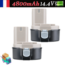 2X Batterie Ni-Mh pour Makita 14,4V 1420 1422 1433 1434 6237D 6932FD PA14 4,8Ah