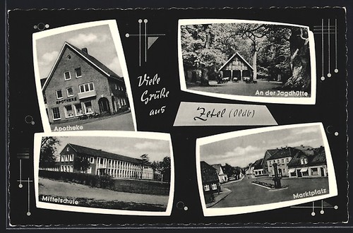 Carte postale zetel - carte,