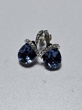 Magnifique Paire De Boucle D'oreille En Argent 925