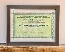 Action Manufrance - Saint Etienne - 500 F - Cadre métal brossé (sponsor ASSE)