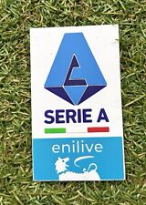 Patch Série A enilive Italie 2024-2026 Calcio Silicone plastique thermocollant