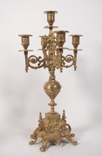 Vintage en Laiton Porte-Bougie