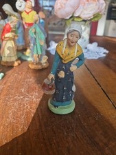 Ancien Santon Platre 12.5 Cm Blanc ?