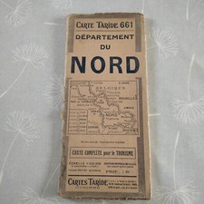 ancienne carte routiere Taride