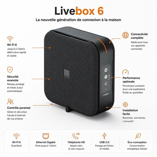Orange livebox 6 - livebox,