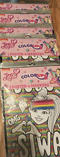5 NICKELODEON Jojo Siwa Color Ups Poster with Markers