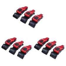 9 X Casque de Moto en Plastique Clip de Vitesse Sangle de Menton Liberation7727