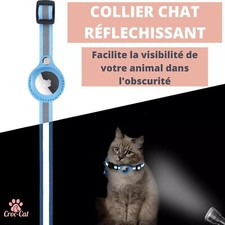 Collier, Chat, Airtag, GPS