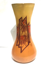 LEGRAS VASE BOUQUETIERE à COL