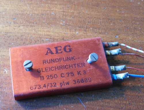 Aeg rundfunk gleichrichter tsf - rundfunk-gleichrichter,