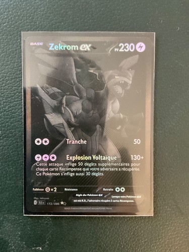 Zekrom 172 français - zekrom, ex