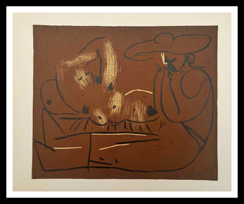 Pablo picasso femme couchée - pablo,