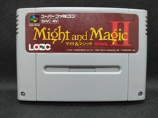 Might and Magic Book II 2 - NEW SAVE BATTERY - Super Famicom SFC JP - SHVC-MV