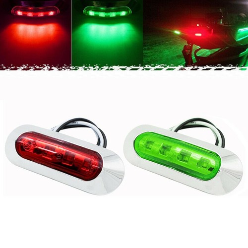 Vert led bateau navigation - 2x,