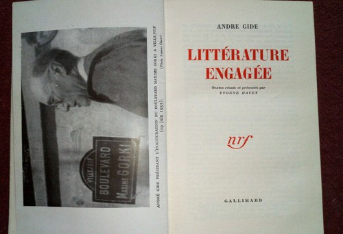 Litterature engagee andre - litterature,