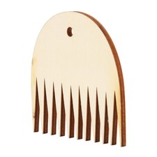 sPeigne à tisser en bois à