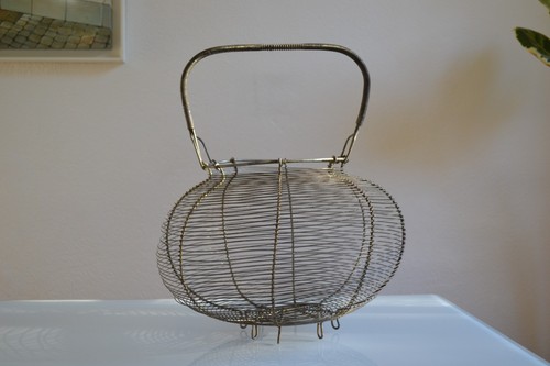 Ancien gros panier œufs ou - ancien,