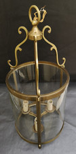Grande lanterne ancienne bronze hauteur 55 cms  diamètre 25 cms