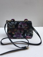 BRACCIALINI Painted Flowers Flowery croco shoulder handbag Net A Porter Farfetch