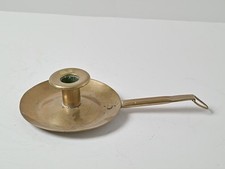 Bougeoir à main en laiton avec poignée