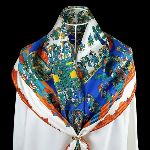 Foulard vintage soie - en,