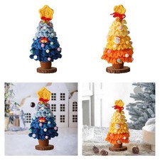 Sapin de Noël artificiel de Noël Mini ornement au crochet pour salon