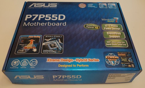 Lot carte mère asus p7p55d - lot,