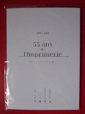 Pack de 4 collectors-"55 ans del'Imprimerie de Boulazac"-Avec pochette-N**