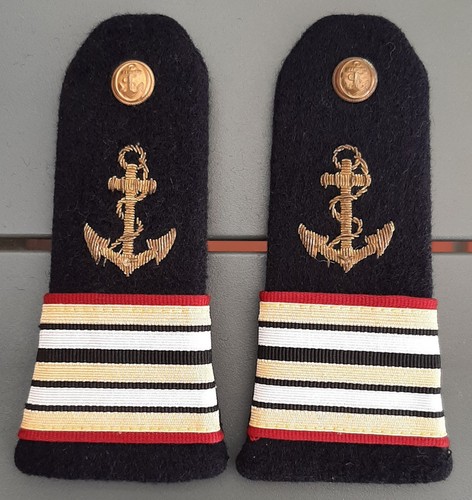 Epaulettes brodées ancre - epaulettes,