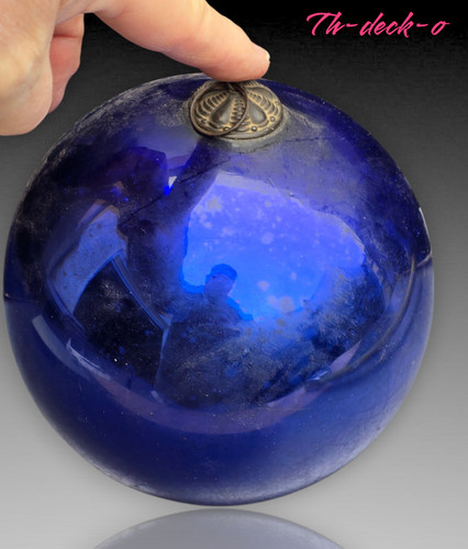Ancienne grosse boule noël - ancienne,