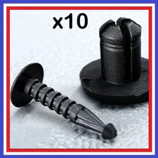 10 Clips fixation pare choc