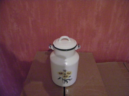 Ancien pot bidon lait - pot,
