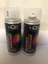 LOT DE 2 BOMBE DE VERNIS INCOLORE BRILLANT DE MARQUE HQS PROFESSIONNEL (1.1307)