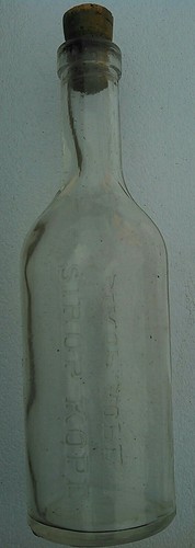 Rare petite bouteille verre - bouteille, en