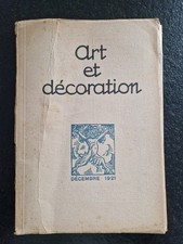 Revue Art et décoration décembre 1921 Salon d'Automne peinture Jean Marchand