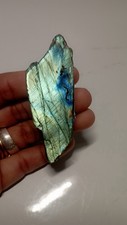 35g PLAQUE SEMI BRUT LABRADORITE Madagascar Massage Lithothérapie N04