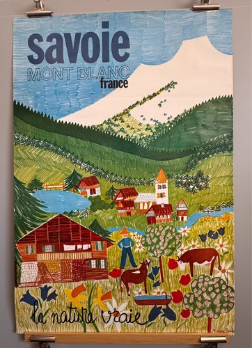 Affiche originale tourisme - originale, –