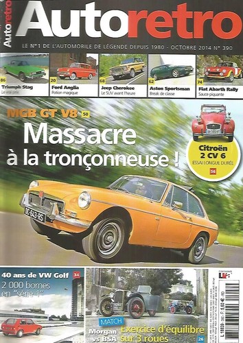 Auto retro 390 mgb - n°390, gt