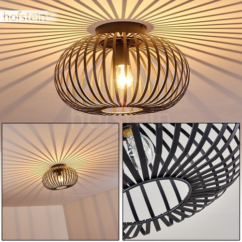 Plafonnier lustre noir - plafonnier,