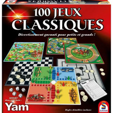 Coffret 100 jeux de société classiques SCHMIDT SPIELE - dès 6 ans - complet