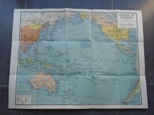 Carte oceanie pacifique - oceanie,
