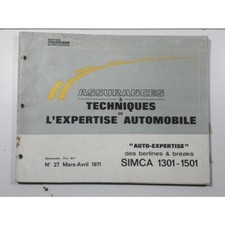 Simca 1301 1501 Berline et Break - RTA 27 - 1971 - Revue Technique Expertise