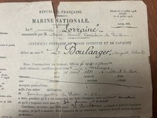 Certificat de Bonne Marine