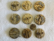 lot 10 mouvements montre